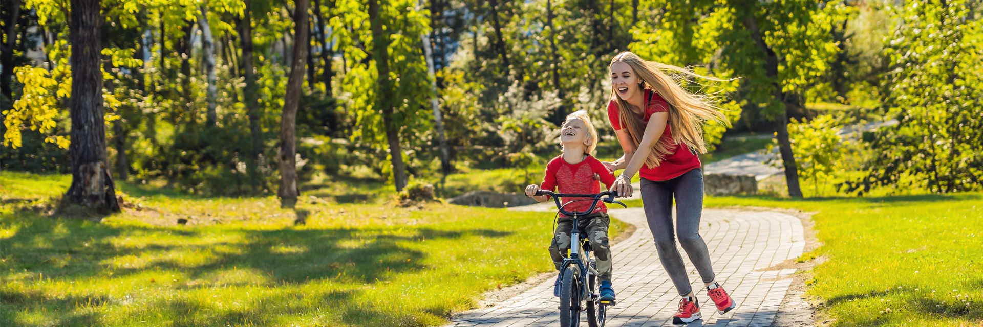 weight loss patient outside with child