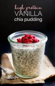 Vanilla chia seed protein pudding is a sweet treat after bariatric surgery